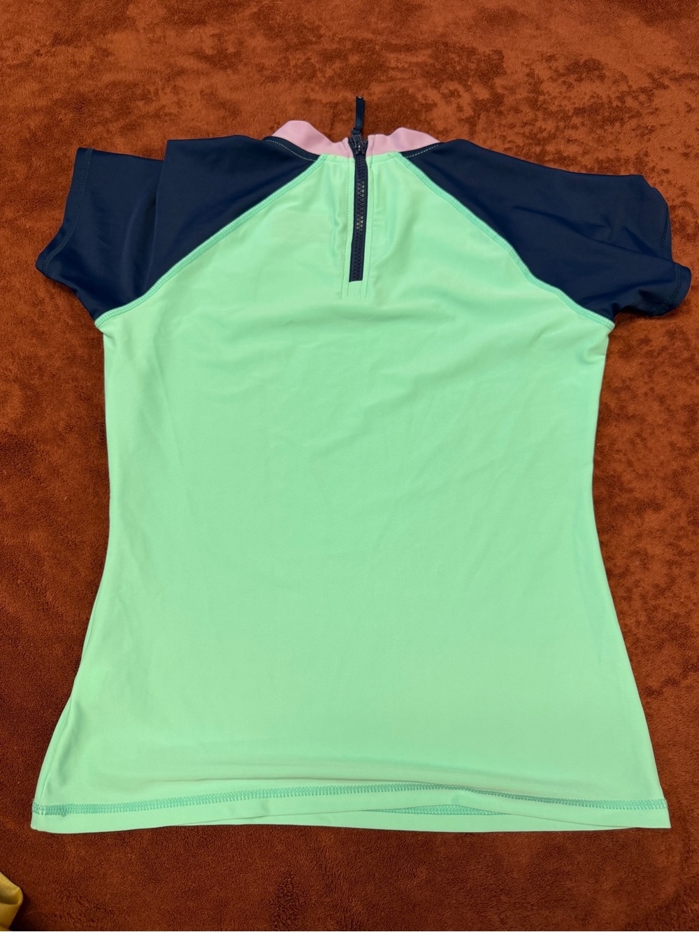 Eddie Bauer seafoam, Lavender & Navy Kids Rash Guard Top
